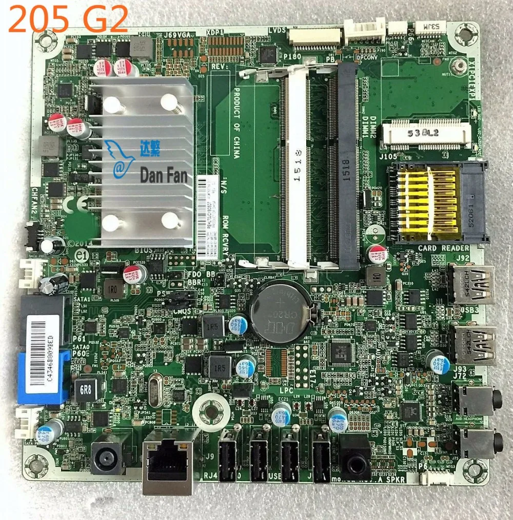 

768784-001 For HP 205 G2 AIO Motherboard 806244-001 806244-501 Mainboard 100% Tested Fully Work