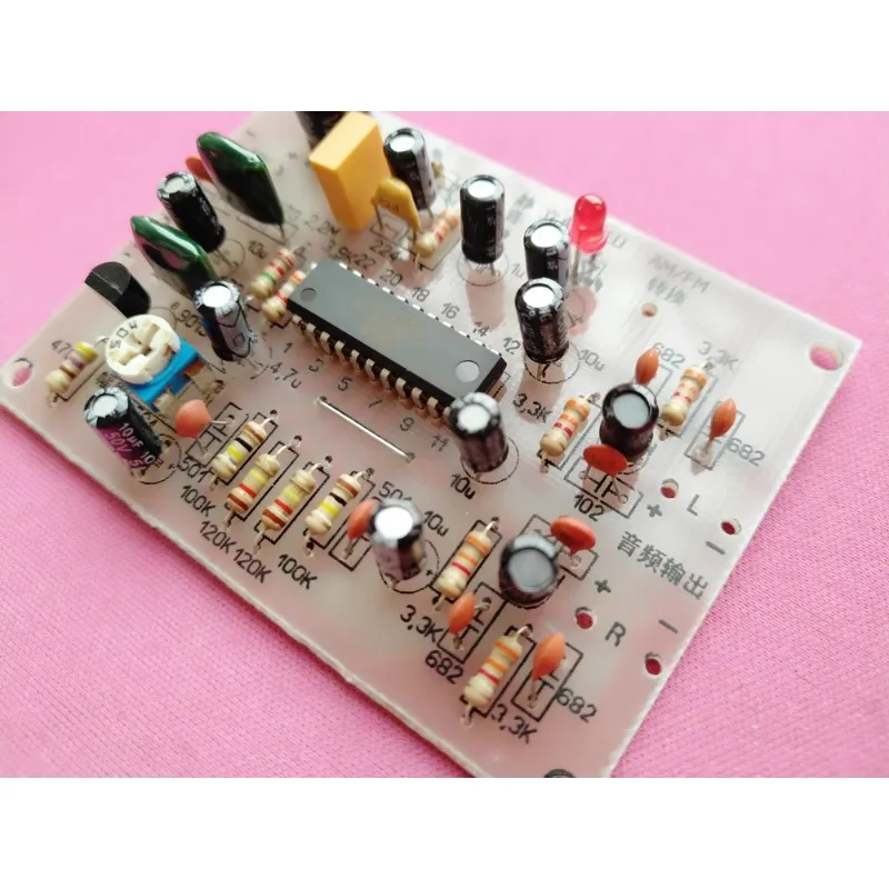 Zestaw do samodzielnego montażu dekodera stereo LA3401 TA7343P, płytka dekodująca, zestaw elektroniczny DIY — zdjęcie produktu 2