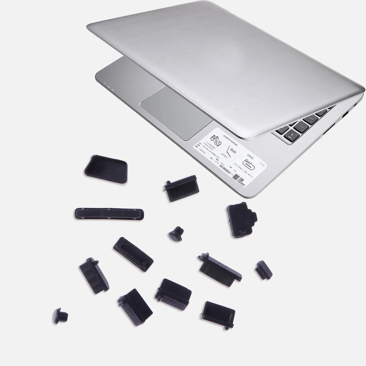 

13 шт., силиконовая пылезащитная заглушка, защита USB-порта, влагостойкая крышка порта для ноутбука, мобильного компьютера, красочный набор