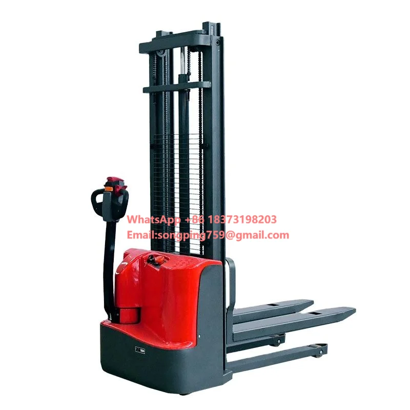 

Electric Walkie Stacker Heli Forklift with 3M/3.5M Lift Height 1200kg 1500kg 3300lbs Capacity for USA and Canada