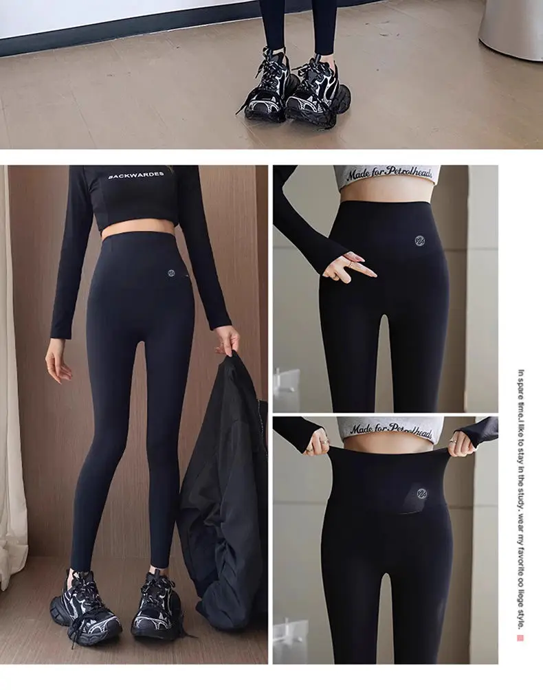 

Leggings Dames Woman Butt Knit Fashion Naked Feeling Running Tie Dye Exercise Cycling Summer Fitting Lambwool Lift Stretchy Sexy