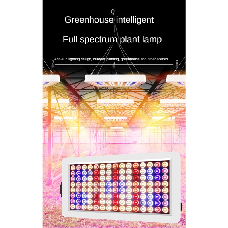 الولايات المتحدة التوصيل ، 240LED تنمو أضواء النبات الطيف الكامل الدفيئة تزايد مصباح للنباتات الداخلية الخضار المائية Phytolamp دائم