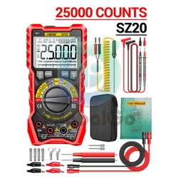 ANENG SZ20 25000 Counts Professional Digital Multimeter Electric AC/DC Current Meter Voltage Tester for Car Ohm Temp Capacitor