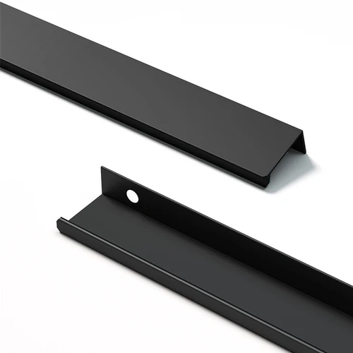 Imagen 2 del producto Tiradores ocultos para el hogar, pomos para cajones de tocador, tiradores para armarios de cocina, herrajes para manija de puerta de armario de aleación de aluminio