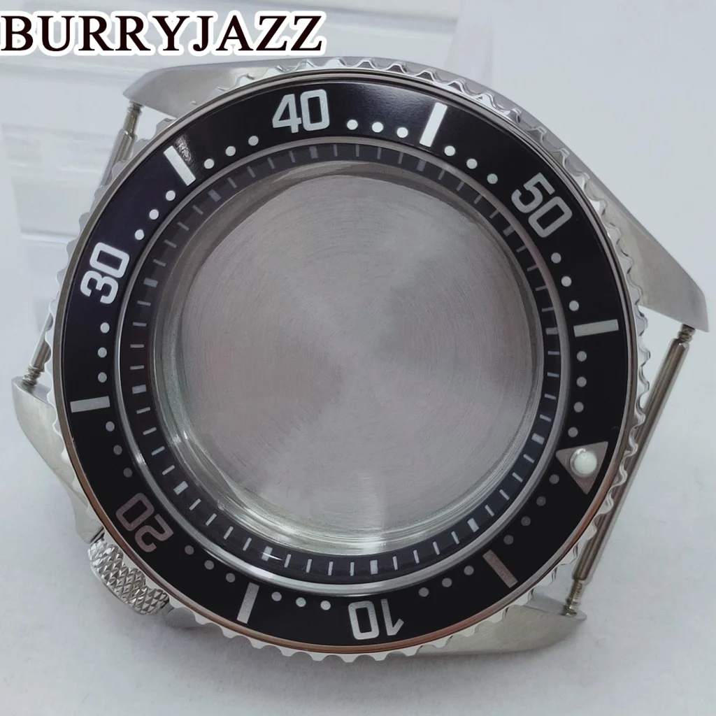 BURRYJAZZ 42mm SK007 NH35 NH36 NH34 NH38 NH39 NH70 NH72 Watch Case Waterproof Black Ring