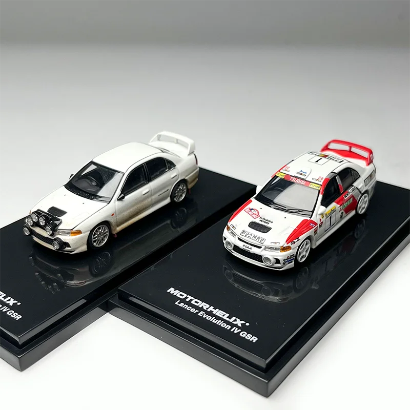 

MH 1/64 масштаб LANCER EVO IV GSR сплав имитация модели автомобиля статическая коллекция украшенные праздничные подарки игрушки сувенирный подарок