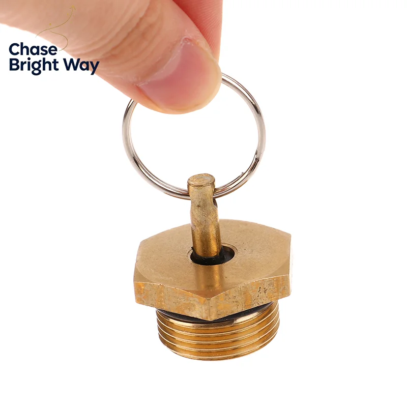1pcs High Quality Truck Air Tank Drain Valve Anti-rust Antifouling Air Tank Drain Switch Type 151 Copper Plug Screw Auto Parts
