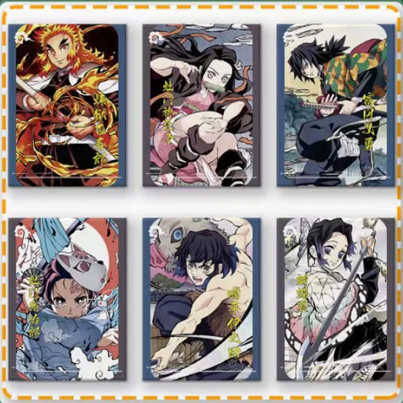 Wholesales Demon Slayer Collection Card Booster Box New Nezuko Rainbow Pack Gift Board Playing Anime Games Trading