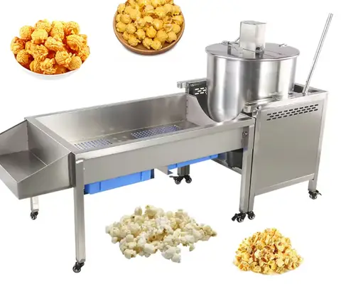 Caramel Gas Automatic Mini Cinema Industrial Commercial Popcorn Vending Making Makers Machine