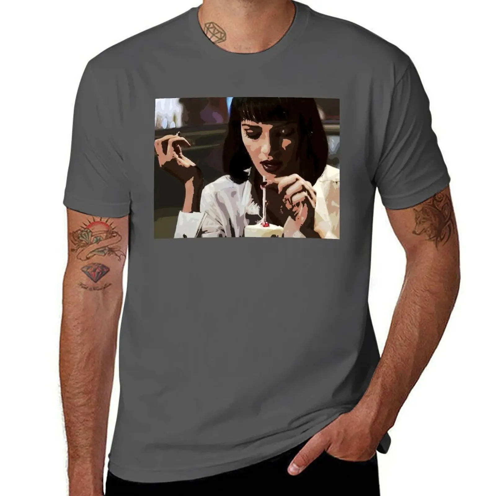 

Thurman Fiction, Uma Pulp T-Shirt Outdoor Sports Lightweight Tee