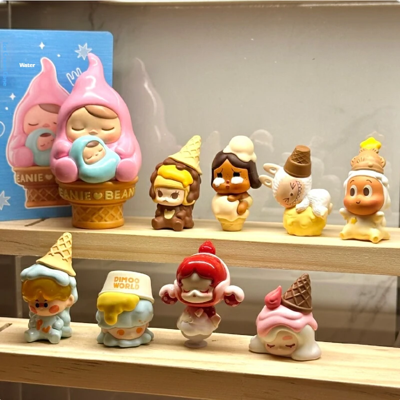 الأصلي حقيقية Popmart البوب الفول فقاعة Mates الآيس كريم مخروط كوب الشكل عرض لعبة هدية تحصيل العصرية صندوق أعمى فتاة هدية