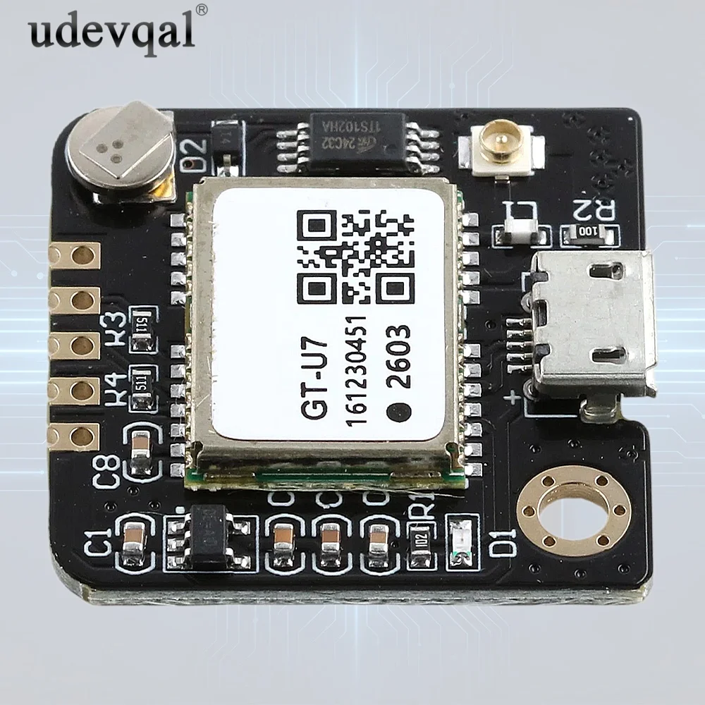 GPS Positioning Module with Antenna Compatible with NEO-6M 7N Navigation Satellite Positioning with EEPROM 3.6V-5V