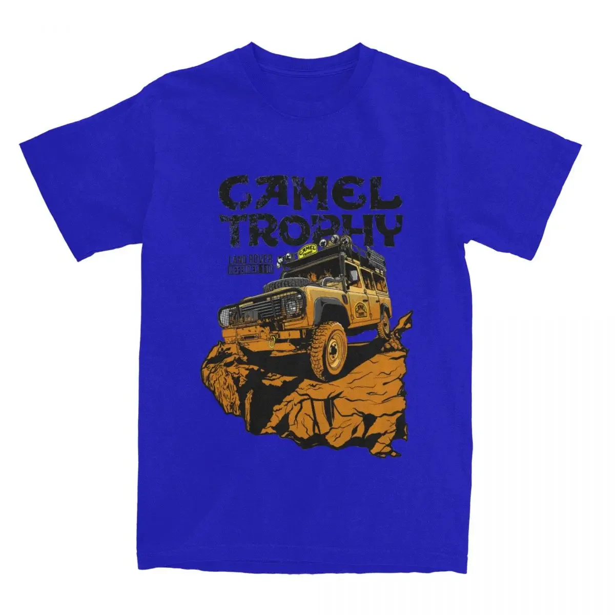 Men Women Round Collar Pure Cotton Overland Car Short Sleeve Tee Shirt Printed Clothes Cool Camel Trophy Defender 110 T-Shirts