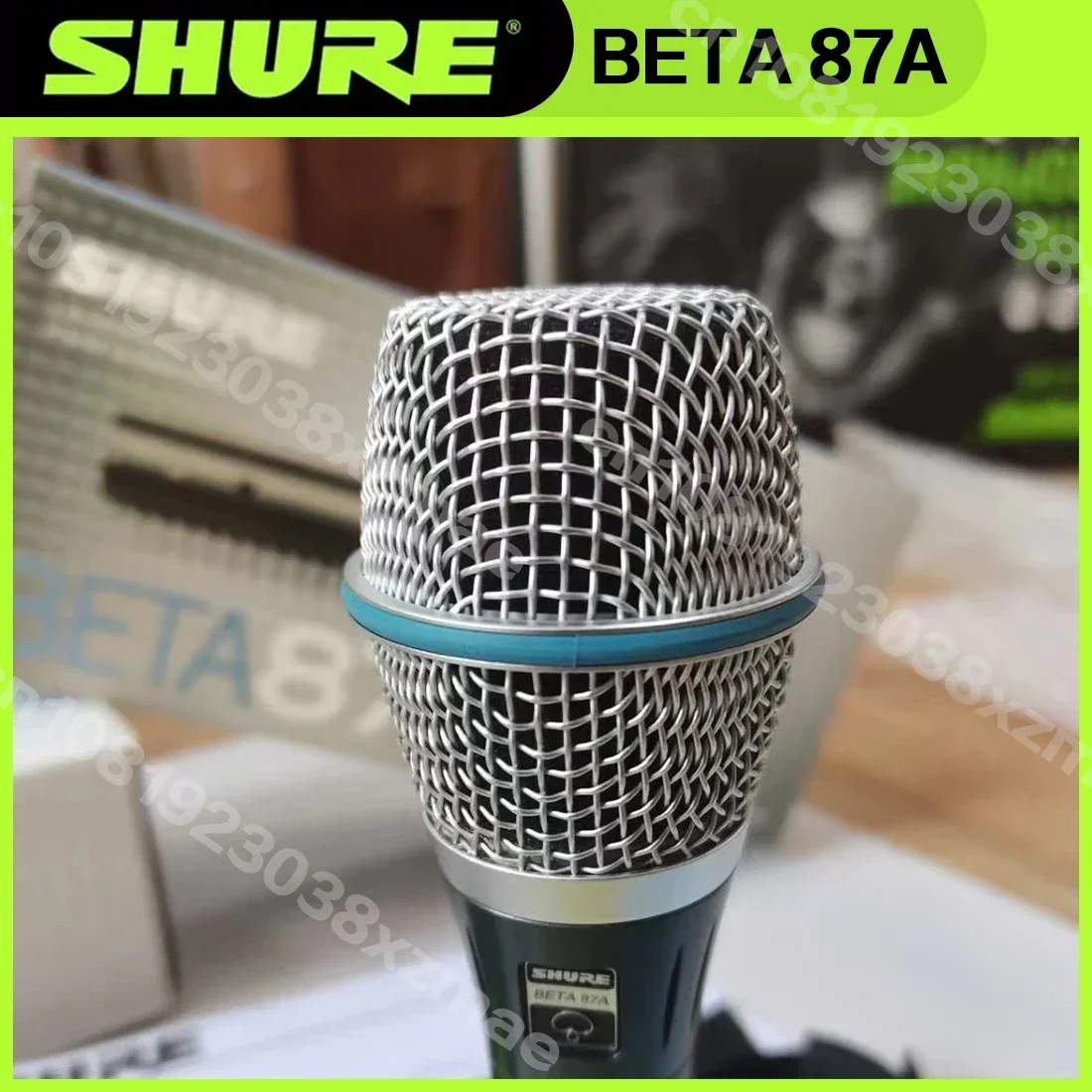 슈어 베타 87A 고품질 보컬 다이나믹 슈퍼 카디오이드 베타 87A 콘덴서 마이크 슈어 유선 보컬 마이크