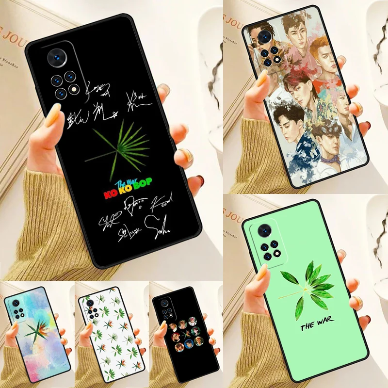 جراب هاتف شعار الحرب من Exo kpo لسامسونج جالاكسي s24 plus s23 s20 s21fe lite s22 ultra note 20 s8 s9 s10