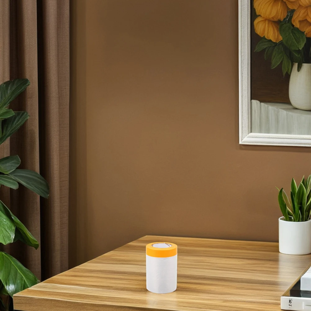 

Car Paint Film 4 Rolls Durable Easy Remove Masking Paper Automotive Spray Protection Furniture Wall Car Masking Paper