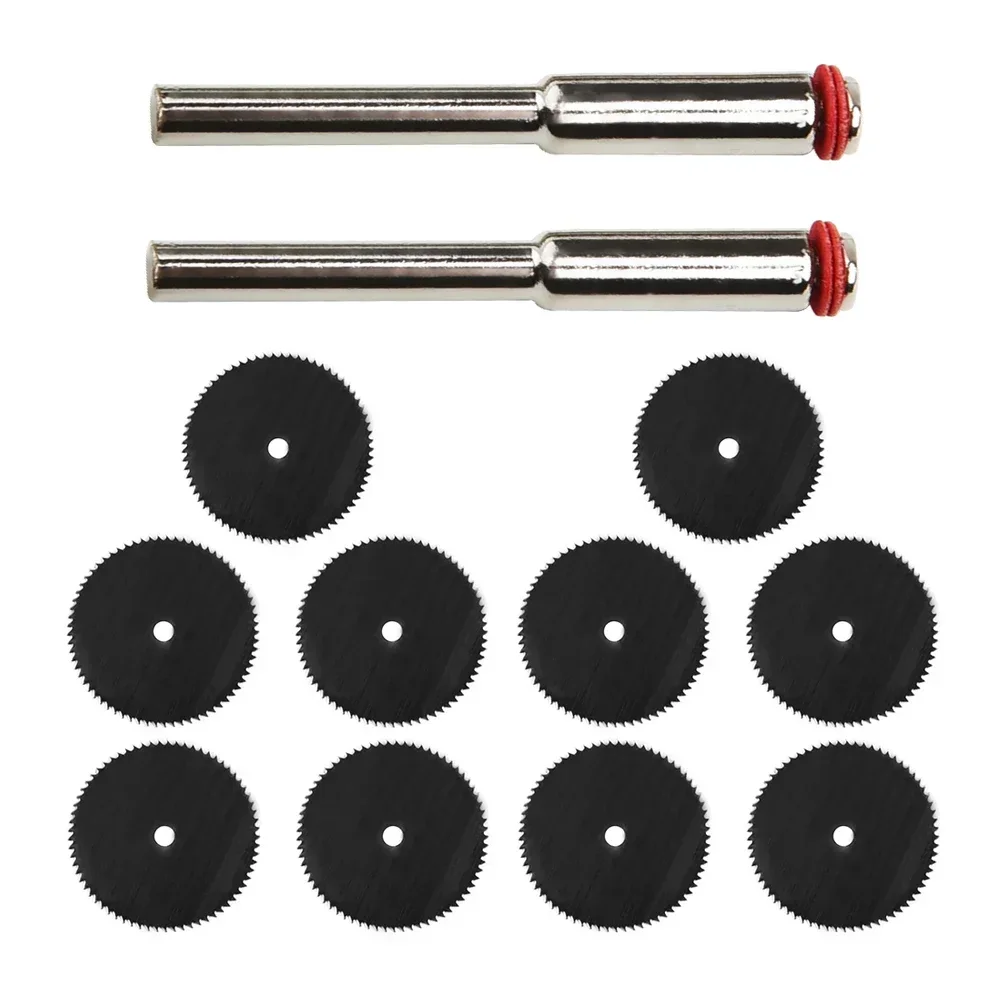 10Pcs 25mm Mini lama per sega circolare HSS disco da taglio per metallo in legno utensili da taglio per legno accessori per elettroutensili