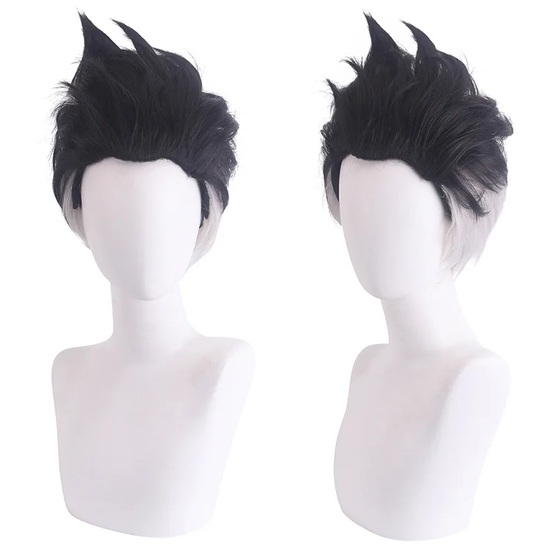

Synthetic Cosplay Wig Short Straight Anime Style Heat Resistant Fiber for Party Halloween Festival