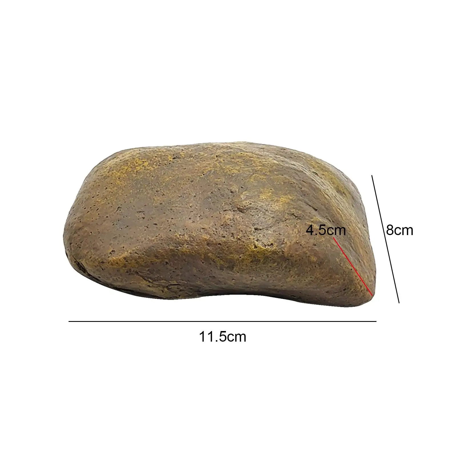 Hide Spare Key Fake Rock Resin Spare Key Holder for Garden Geocaching Yard Style A