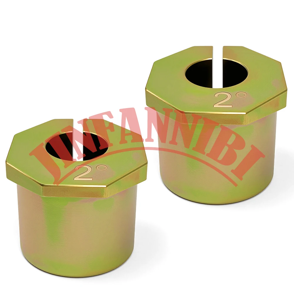 

Комплект втулок выравнивания прокладки ролика Camber 2. ° Для Ford F250 F350 F450 2005-2022