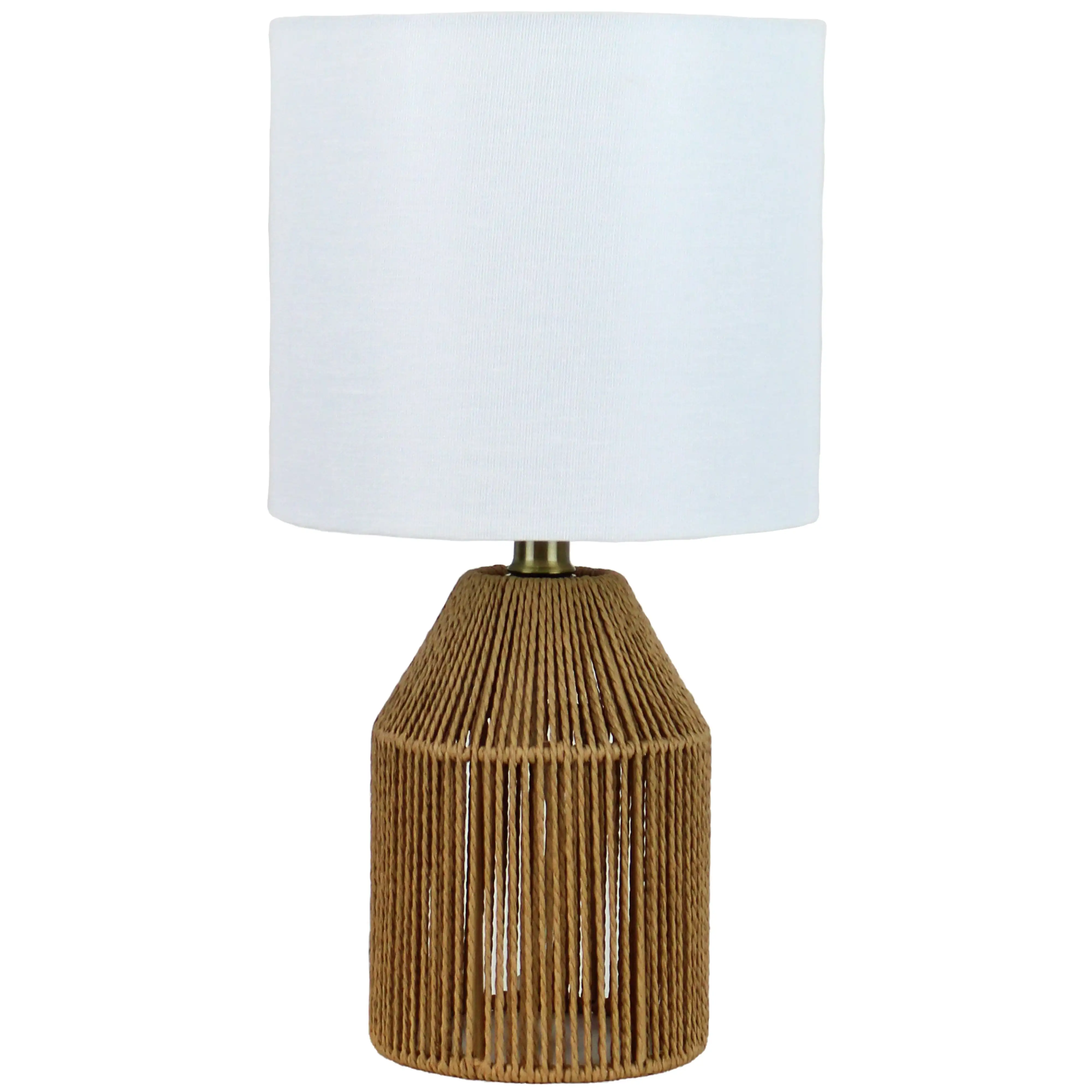 

Natural Rope Table Lamp, 16H