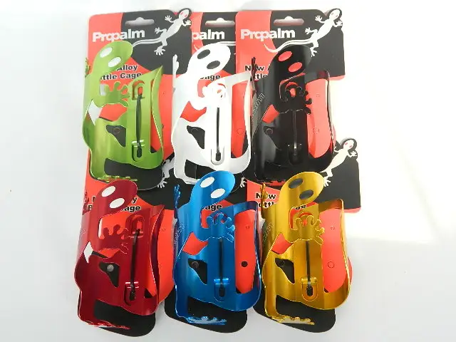 PROPALM  gecko bike bicycle bottle cage bottle bracket holder anode Aluminum colorful