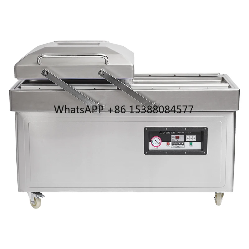 

Industrial Double Chamber Vacuum Sealer Commercial Food Meat Vaccum Packing Sealing Machine Dz500_2SA