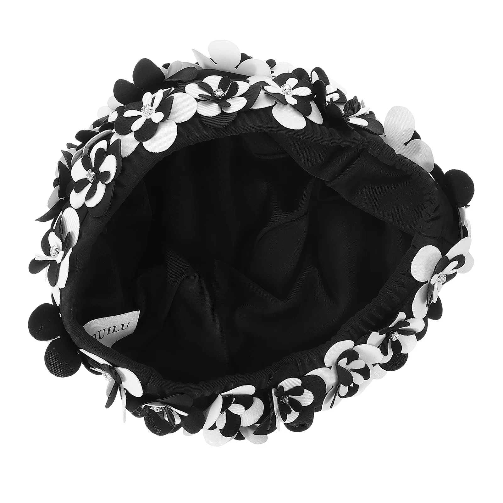 

1 Piece Floral Swimming Cap for Women Swim Hats Long Hair Protection Stretchy Flower Swim Cap for Adult Ladies Summer Pool Use