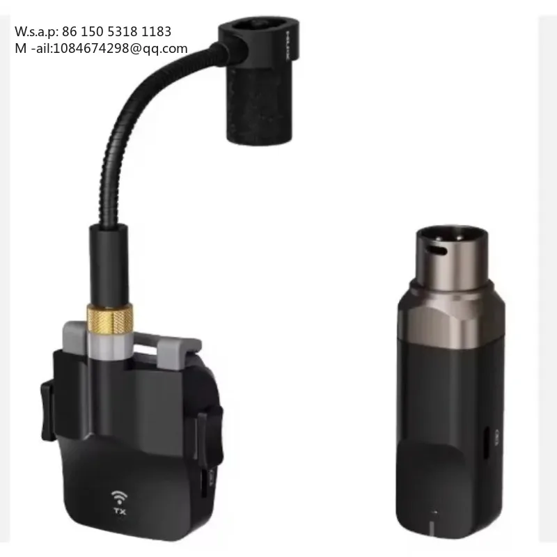 B-6 Saxophone and wind wireless microphone transmitter and receiver system NUX Sax mic view 5