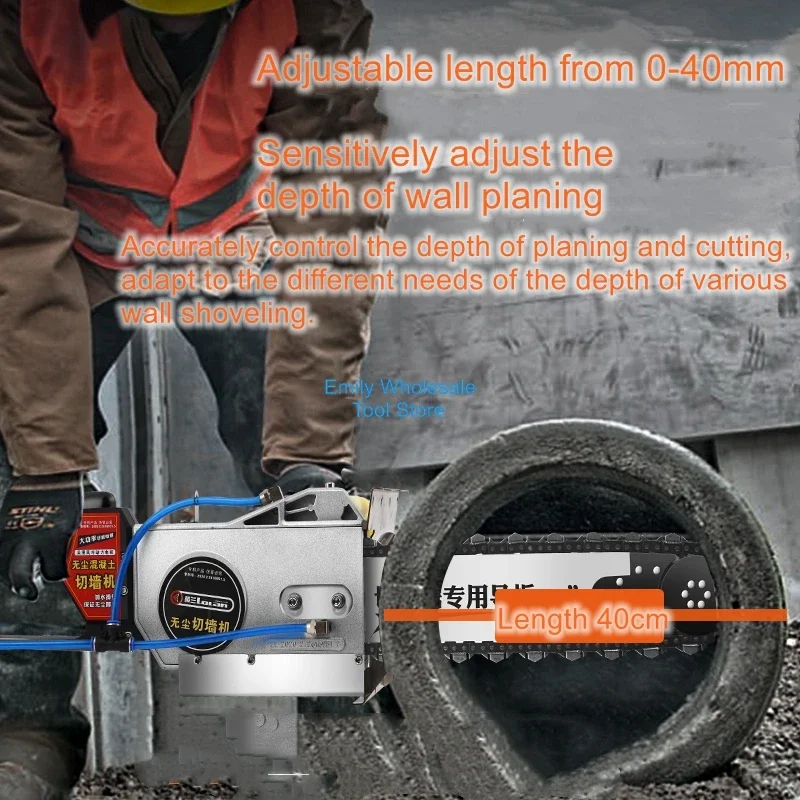 3800W 4500W concrete wall cutter stone pile cutter solid pile head cutting electric pile sawing machine