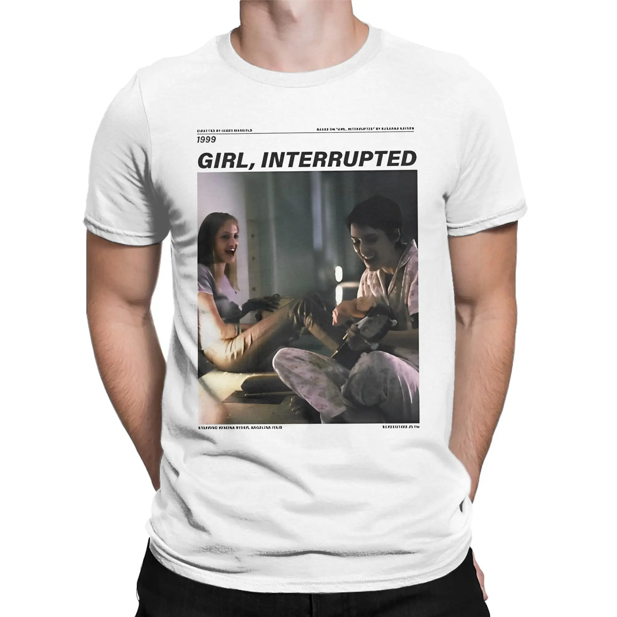 Girl Interrupted Movie Men T Shirt Susanna Casual Tee Shirt Short Sleeve Round Collar T-Shirts Pure Cotton 6XL Tops