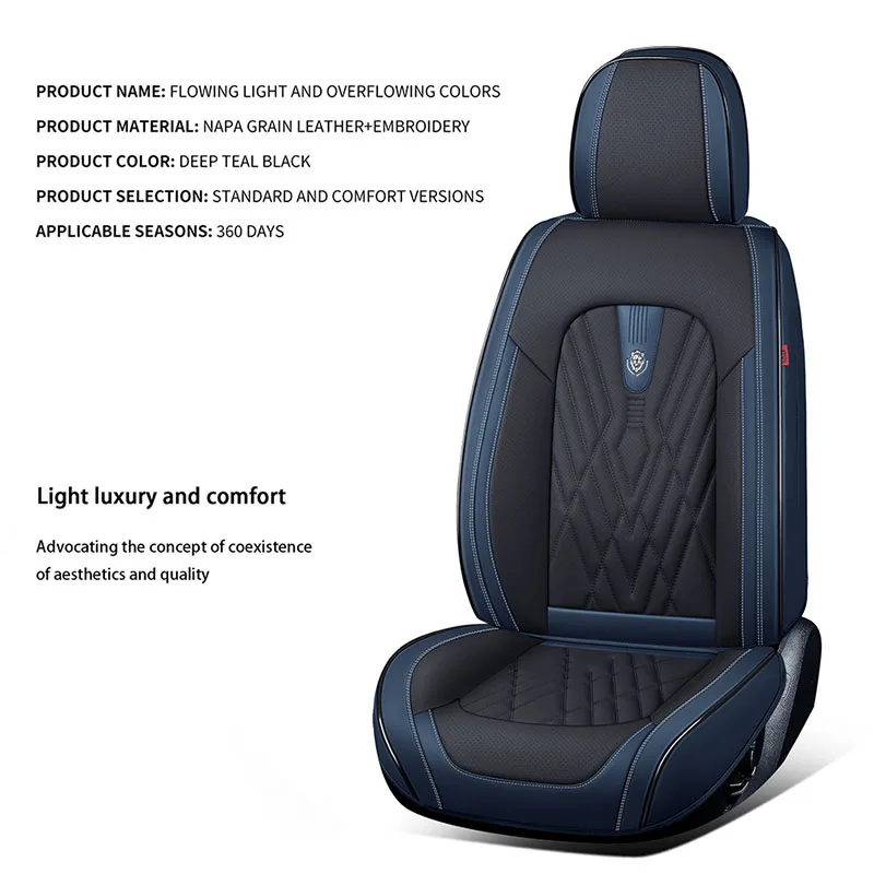 Coprisedili per auto universali in pelle per BYD D1 E1 E2 E3 E5 E6 E9 F0 F3 F3R F6 G3 G5 G6 tutti gli accessori del modello di auto Forniture per veicoli