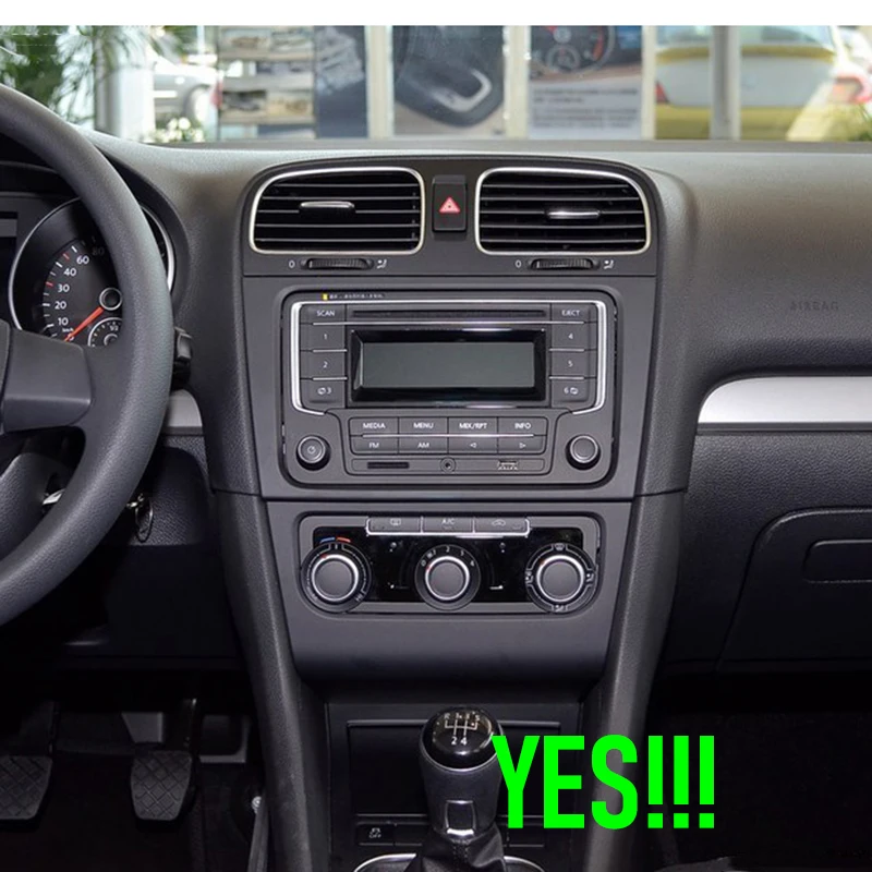 9 ''لشركة فولكس فاجن جولف MK6 2008-2013 نظام تحديد المواقع 64 جيجابايت راديو السيارة اللاسلكية أندرويد 15 رئيس وحدة Carplay نظام ذكي نافي واي فاي جوجل خريطة