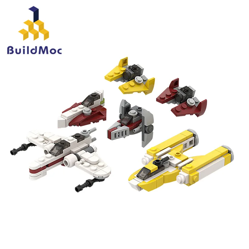 

MOC-42376 Star o Wars Series Mini Republic Starfighter Building Blocks Toy Compatible Building Blocks C6599 Bricks For Kids