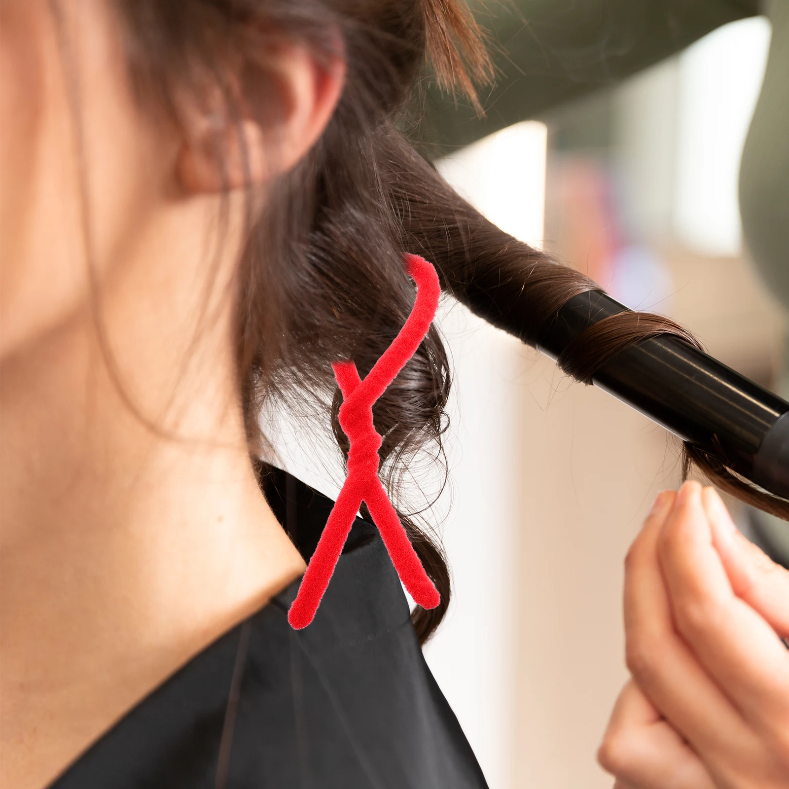 

58 Pcs Hair Iron Curlers for Short Curling Rods Long Perm Salon Tools Stick Large