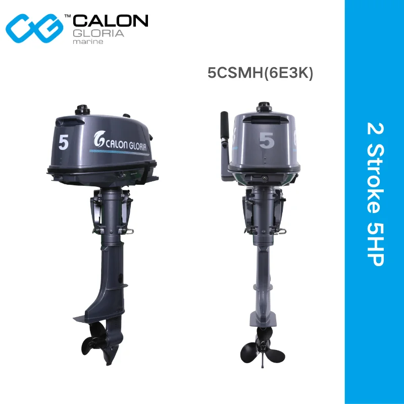 

Китайский портативный и легкий 5-сильный 2-тактный лодочный мотор