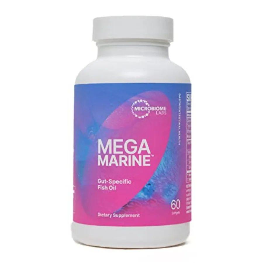 

MegaMarine Omega 3 Fish Oil Supplements - Gut-Specific EPA DHA Omega 3 Supplement with DPA for Gut Health - Support Immune and