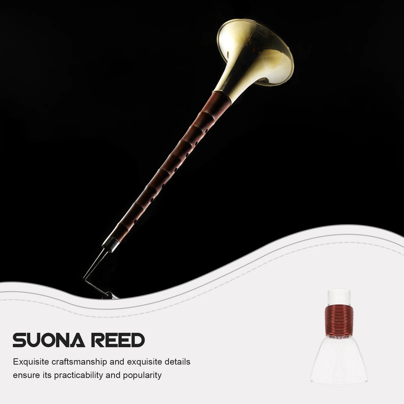 

Plastic Suona Reed Lightweight Reed For Parts Accessories Traditional Wind Instruments Musical Instruments Components Plastic