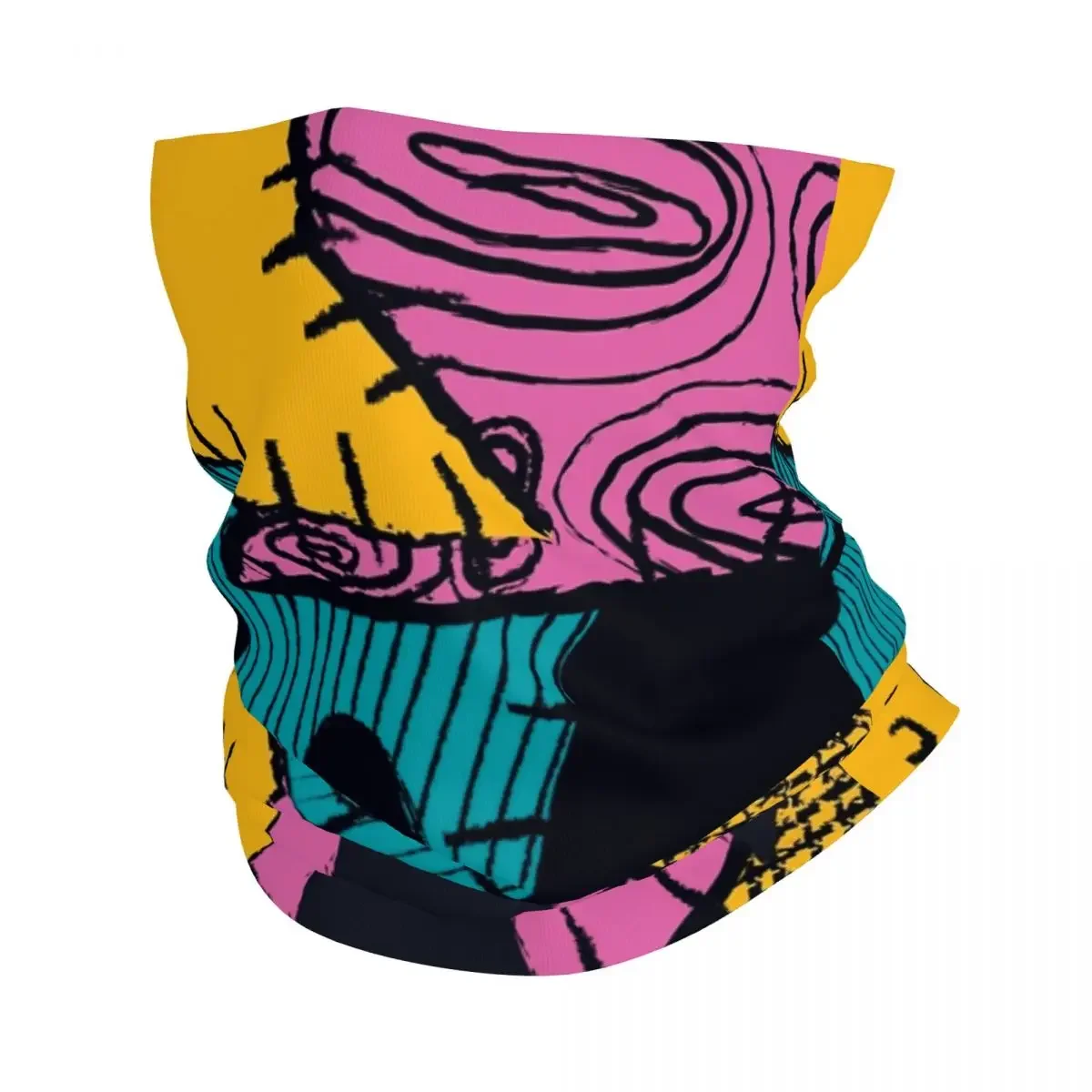 Custom  Bandana Neck Gaiter for Hiking Camping Men Women Wrap Scarf Halloween Movie Balaclava Warmer