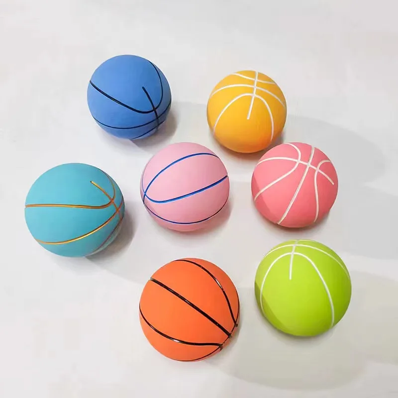 

Детская эластичная мяч, ненадувная ручная игрушка, 6 см, баскетбольная мини-игрушка для снятия стресса