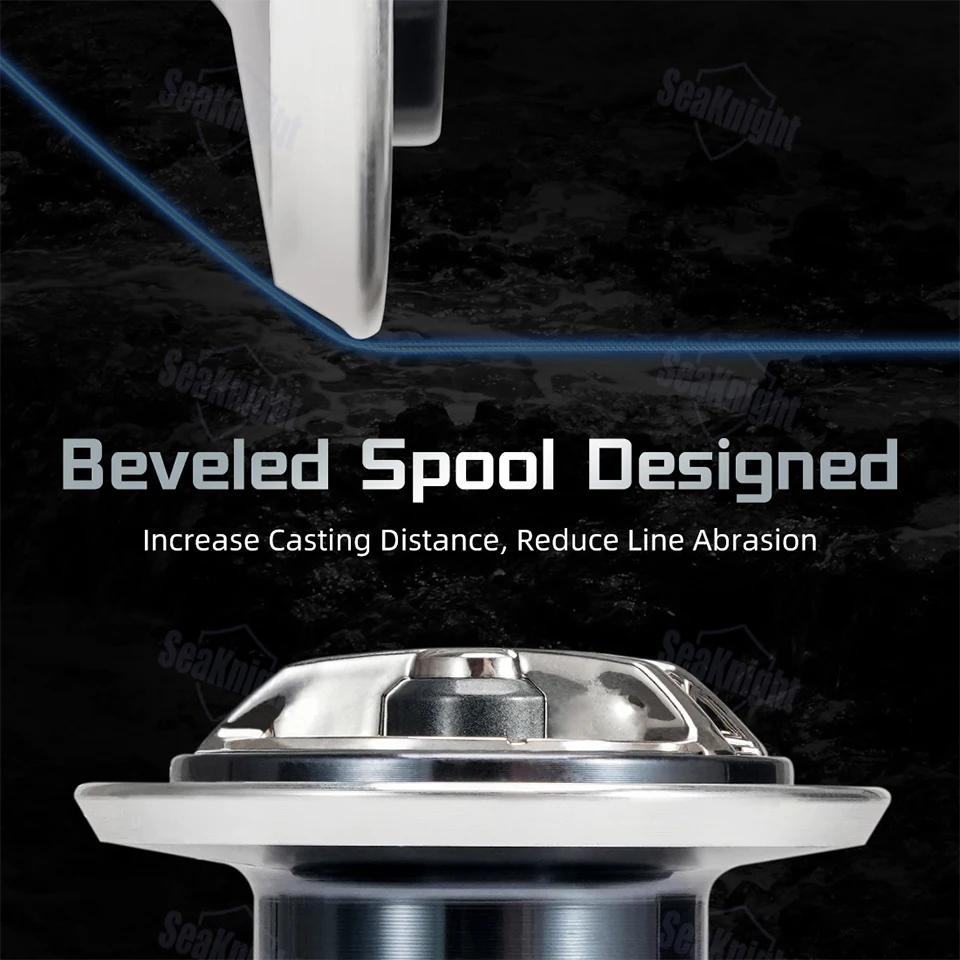 SeaKnight Brand SANGE Angelrollen 5.2:1/4.9:1 Übersetzungsverhältnis 8BB 4-13KG Bremskraft Ultraleichter Körper Spinnrolle zum Angeln – Detail 7