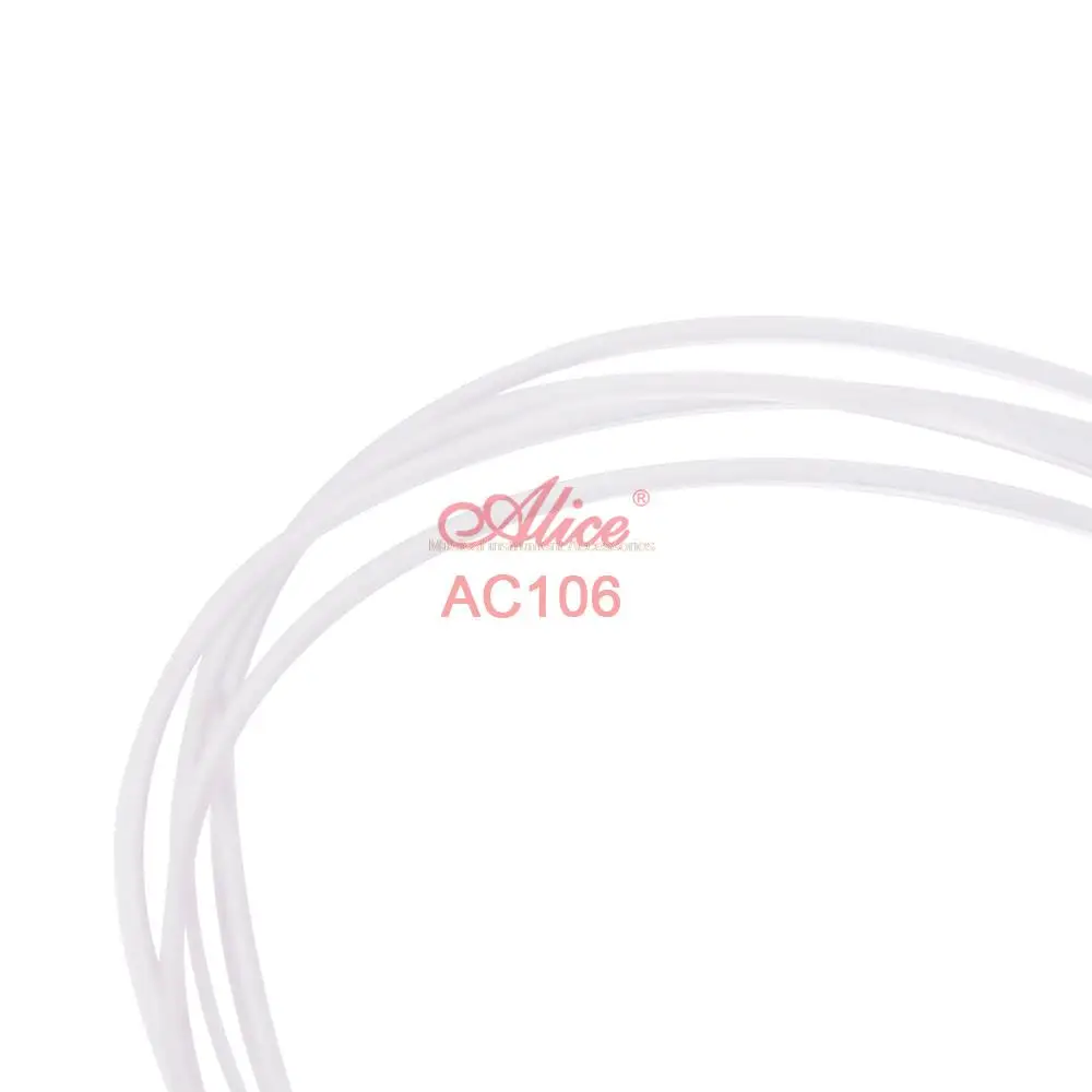 Alice A106 Classic Clear Nylon Strings Hard Tension Nylon Core Silver Plated Copper Winding Guitar Accessories Free Shipping