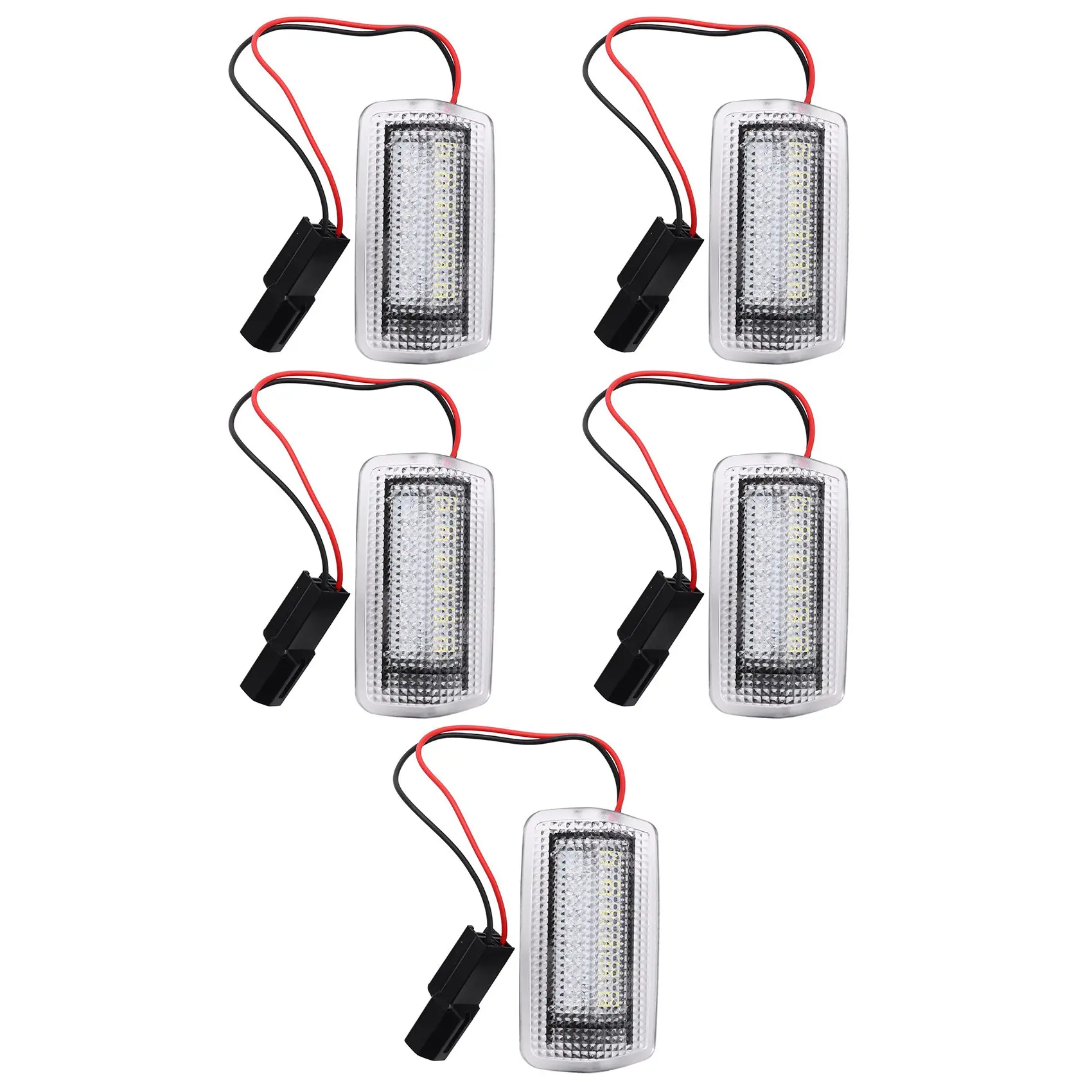 10X White Red Car LED Door Courtesy Light for Toyota Wish Prius Camry Alphard Isis Estima for Lexus Is250 Rx350