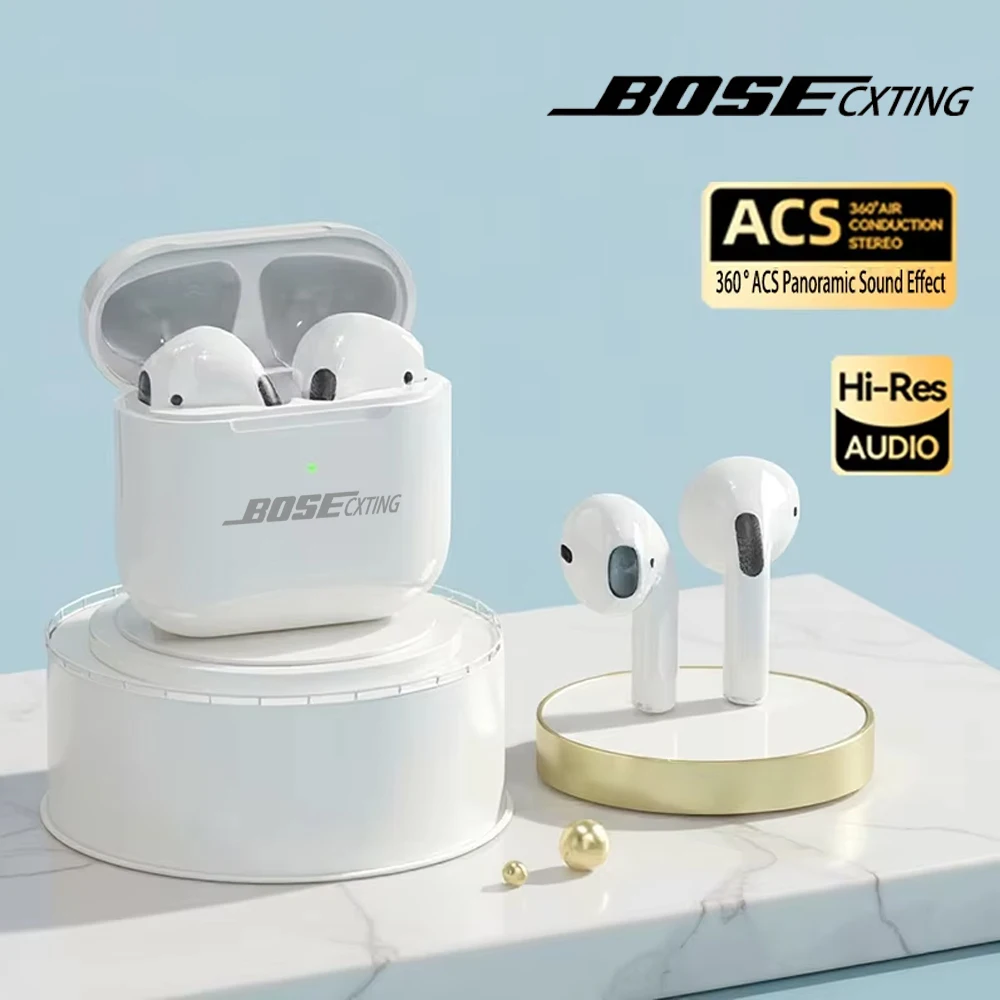 Original BOSECXTING Pro True Wireless Bluetooth Earphones Headphones HiFi Sound Low Latency Noise Reduction Earbuds for With Mic