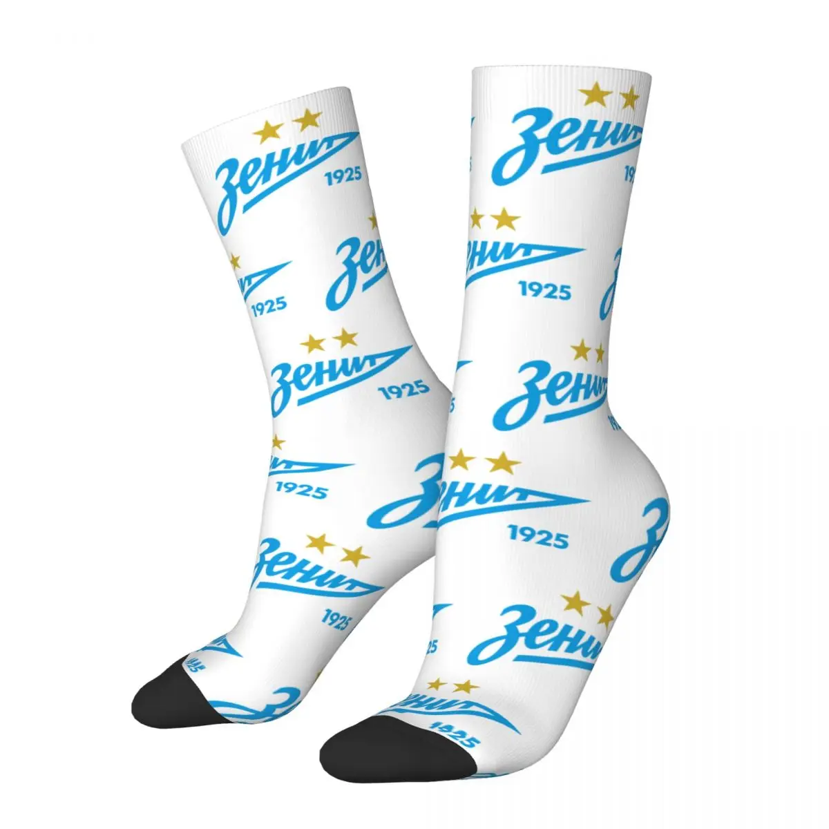 Unisex FC Zenit Saint Petersburg Socks Cute Casual Socks Novelty Accessories Middle Tube Socks Suprise Gift Idea