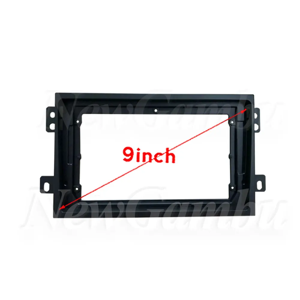 9 inch For ZOTYE DOMY X7  2017 DORCEN G70S 2019 Fascia Frame No Cable Dash Trim Kits Facia Panel  Radio Player screen 2 Din