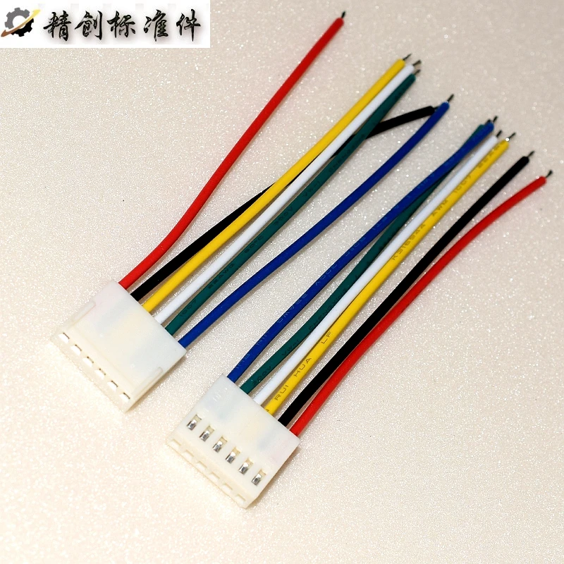 10PCS KF2510 Cable 10CM/20CM/30CM  2/3/4/5/6 PIN Connector Plug With Cable Wire 2.54MM PITCH 2P/3P/4P/5P/6P26AWG Connecting Wire