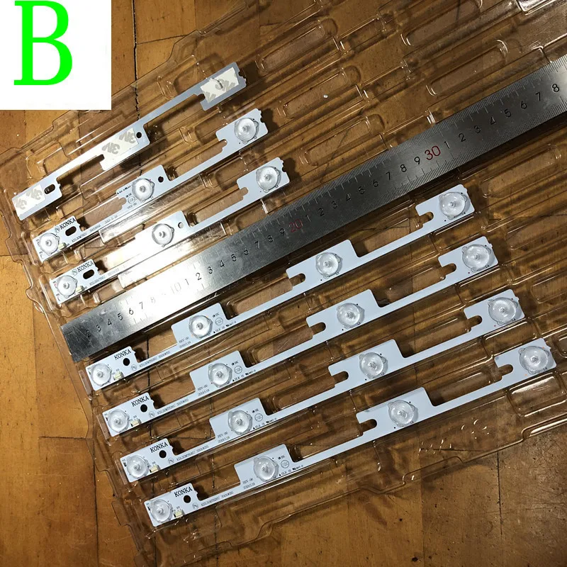 32 inch backlight strip FOR 1SET=4PCS(4PCS*4LED +4PCS*3LED) 1LED=6V  KDL32MT626U 35019056 35019055 100%NEW