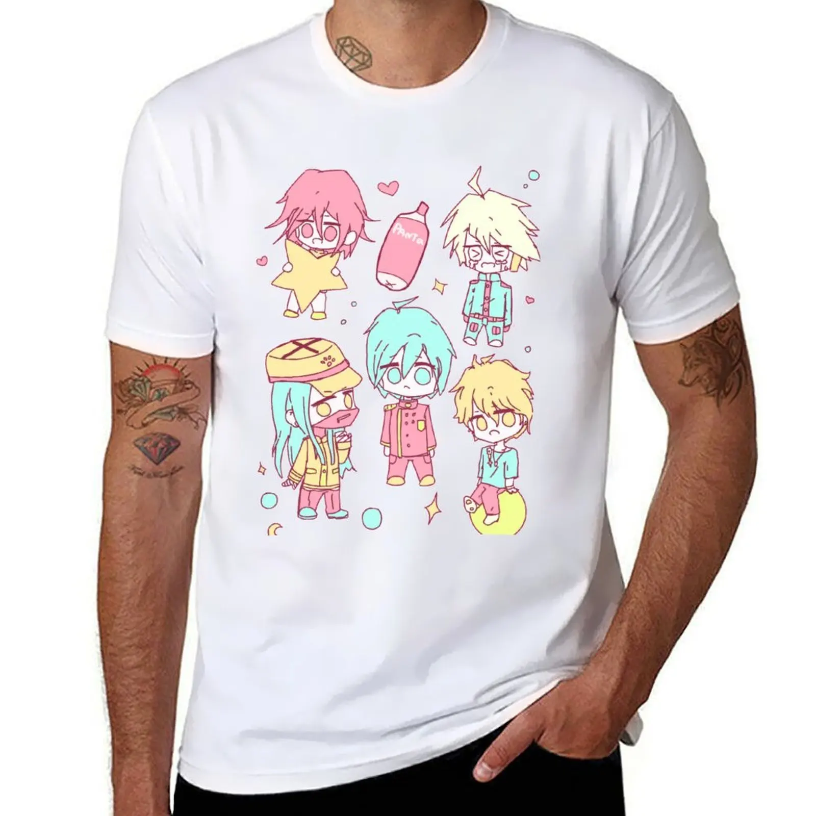 

DRV3 boys design T-Shirt funny t shirts dark humor t shirts for man graphic vintage T-Shirt