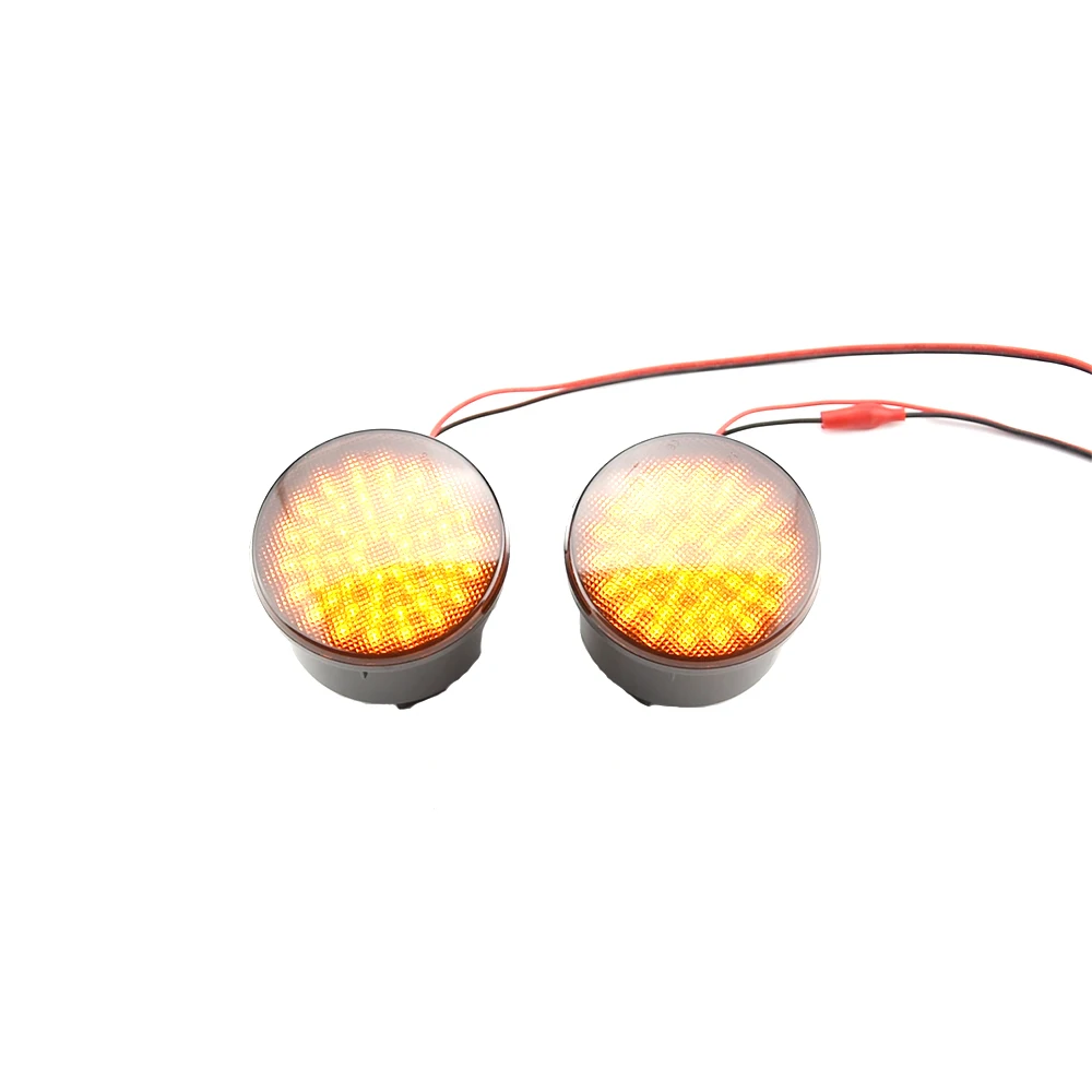 

Easy installation steering Light LED Turn Signal Light Parking Side Marker Lamp Fender Smoke Lens For Jeep Wrangler JK